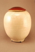 RAKU Unique Ceramic Individual Adult Funeral Cremation Urn #A0013 - £319.93 GBP