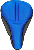 Padded bicycle seat cover - 2 inch padding hook &amp; loop straps - with rai... - $229.93 MXN