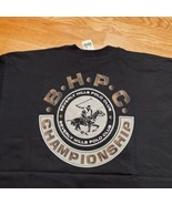 NWT Beverly Hills Polo Club Logo Black t-shirt Sz 2XL Vtg Y2K Horse Grap... - $257.03 MXN