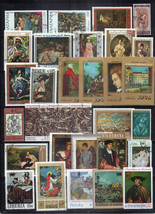Art Stamp Collection Used Paintings Architecture Landscapes ZAYIX 0424S0293 - £7.14 GBP
