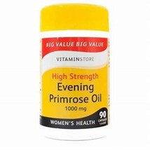 Evening Primrose Oil Capsule 1000mg Herat Healthy Skin Pre Menopause 90 ... - $14.78