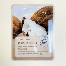 TONYMOLY Pureness 100 Moisturizing Shea Butter Face Mask Sheet - 100% Co... - £0.78 GBP