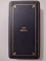 WW2 AIR MEDAL PRSENTATION COFFIN STYLE CASE (CASE ONLY) - USED - $22.00