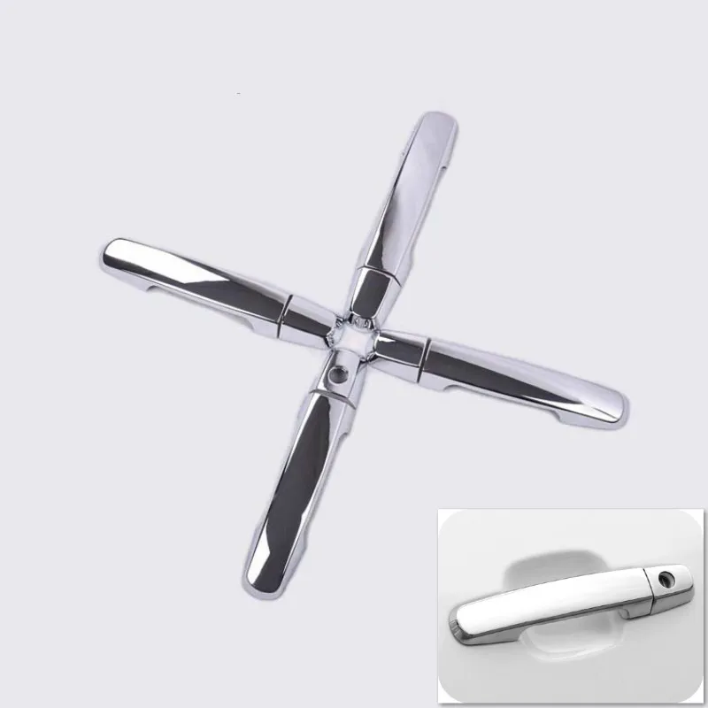 Funduoo new chrome car door handle cover trim sticker for chery e3 thumb200