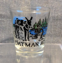 Oatman, AZ - Prospector/Donkey Clear Standard Shot Glass (Used) - £6.10 GBP