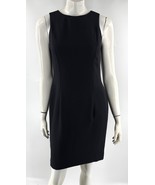 Liz Claiborne Sheath Dress Size 8 Black Cocktail Bow Back Womens VTG Y2K... - $1,182.44 MXN