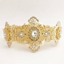 Gerian wedding belt moroccan metal belt for woman bridal golden color dress waist chain thumb200