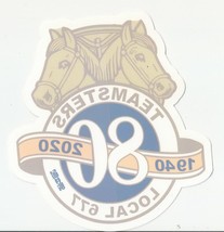 TEAMSTERS UNION Local 677  Window Sticker  - $6.00