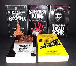 (5) Stephen King vintage SIGNET paperback book lot horror novel Firestarter #7 [ - £86.25 GBP