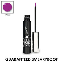 LIP INK Organic Smearproof Waterproof Liquid Eye Liner - Violet - £19.78 GBP