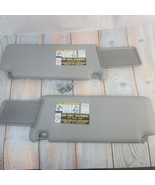 Fits 2014-2019 Toyota Highlander LH RH Gray Vinyl Interior Sun Visors WO... - $64.17 CAD
