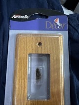 Amerelle 901RL Contemporary Light Oak Wood 1 -Rocker Wallplate - $4.90