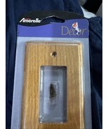 Amerelle 901RL Contemporary Light Oak Wood 1 -Rocker Wallplate - $6.72 CAD