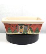 Christmas Mini Loaf Pan Nantucket Co 5 x 3 DW MW Oven Safe House Tree Sn... - $260.62 MXN