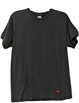 Hanes Comfort Soft T Shirt Size Medium Black - £3.38 GBP