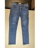 Wit &amp; Wisdom Jeans Women’s Size 4 Blue Frayed Bottoms Stretch Waist - $24.70