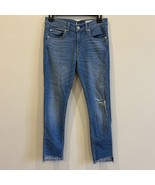 RAG &amp; BONE Distressed Stretch Blue Jean Capri Sunset Size 27 Great Condi... - $47.85 CAD