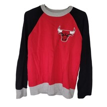 Chicago Womens XS Bulls Sweatshirt Youth Medium Red Black Gray Vintage Y2K - £17.82 GBP