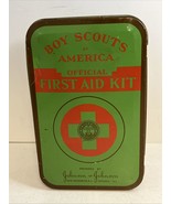 Vtg Boy Scouts of America Official First Aid Kit Tin Box EMPTY NO CONTENTS - $376.03 MXN