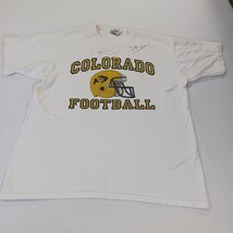 Fruit Of The Loom Colorado Football Men's L White Cotton Short Sleeve T-Shirt image 13