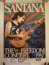 1987 Santana Freedom Concert German Tour Poster Concert Gig-
show origin... - $1,639.76 MXN