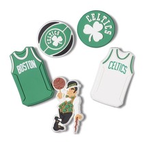 Crocs Jibbitz NBA Boston Celtics 5 Pack Shoe Charms | Jibbitz for Crocs - £19.32 GBP