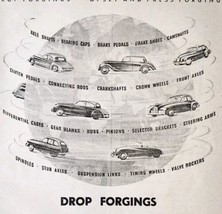 1954 Smith Stamping Forging Earls Court Advertisement Autocar Automobili... - £19.10 GBP