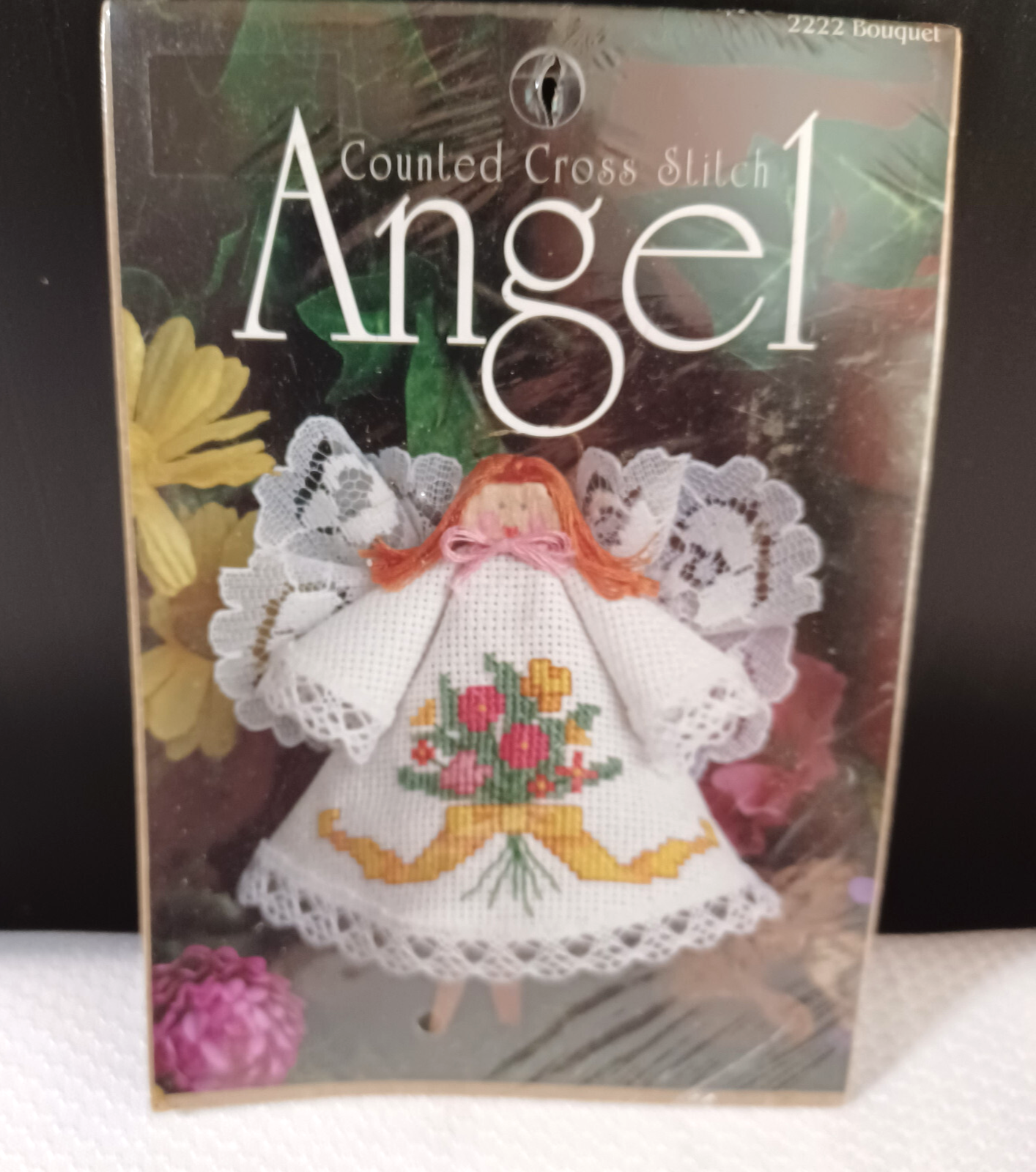DMC Counted Cross Stitch Angel Doll Bouquet #2222 NIP - $4.46