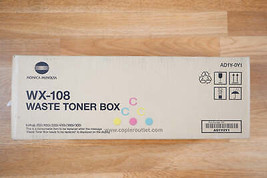 Genuine Konica Minolta WX-108 Waste Toner Box BizHub 300i/750i Same Day Shipping - £66.03 GBP