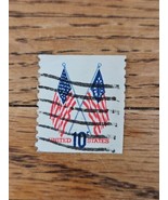 US Stamp 50 Star/13 Star Flags 10c Used - £0.73 GBP