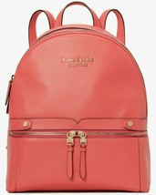 R Kate Spade Day Medium Backpack Peach Leather PXRUB429 NWT $298 Retail FS - £134.52 GBP