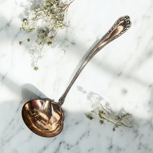 Antique 1896 Winthrop By Gorham Large Soup Ladle Silverplate 13&quot; No Mono... - $25.00