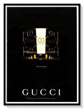 Gucci Jewelry The Icon Ring Print Ad Vintage 2001 Magazine Advertisement - $7.76
