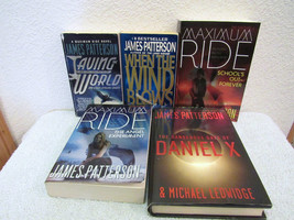 Lot of 5 James Patterson Bks, 4 Pb/1 Hb, Saving the World, When the Wind Blows.. - £10.40 GBP