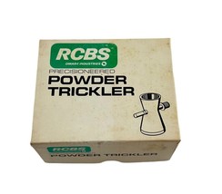 Vintage RCBS Powder Trickler 09094 Open Box &amp; Instruction Manual New Old Stock - £20.58 GBP