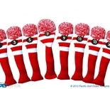 1 3 5 7 9 11 13 X Classic RED WHITE KNIT golf clubs Headcover pom Head c... - €57,69 EUR