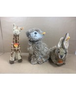 Lot of 3 STEIFF - Treff 031663 - Mummel 077548 - Baby Giraffe 064104 - S... - $64.99