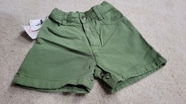 Vintage Baby GUESS Green Denim Shorts Toddlers Size 24 Months - $22.21