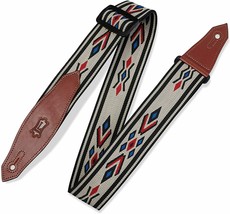 Levy&#39;s - MSSN80-MLT - 2&quot; Polypropylene/Jacquard Weave Guitar Strap with ... - £23.55 GBP