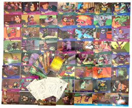 Aaahh Real Monsters 1995 Fleer Partial Card Set 77/90 Lot + 8 Coloring Cards Vtg - $29.69
