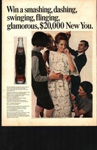 1966 vintage Tab soda by coca cola print ad. sexy Win  Smashing, Dashing $20,000 - £19.81 GBP