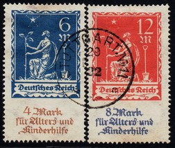 Germany Stamps Collection Scott#B3 B4 Used - £15.15 GBP