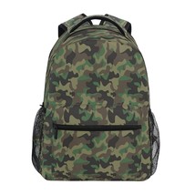 Military Camo Camouflage School Backpack For Kids Boys,Cool Army Laptop Backpack - £52.71 GBP