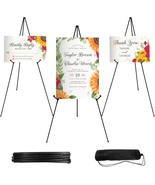 Easel Stand 65 Inches 3 Pcs Lightweight Adjustable Art Easel for Display  - $75.17 CAD
