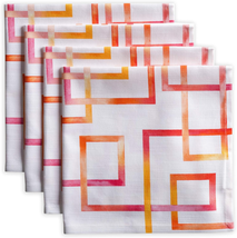 Maison D&#39; Hermine Napkin 100% Cotton 20&quot;X20&quot; Set of 4 Decorative Washable Table  - £37.90 GBP