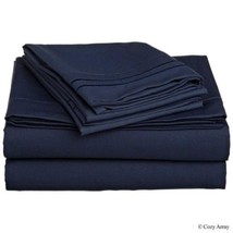 Royal Collection 1800 Count 6 PCS Set Luxury Hotel Quality Bed Sheets Super Silk - £31.32 GBP