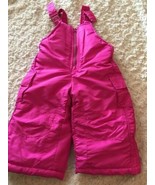 Rothschild Girls Dark Pink Snow Pants Pockets Zip Top 12 Months - $30.25 CAD