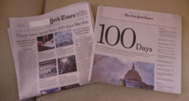 New York Times There Have Never Been 100 Days Like This 4/30/2025 Trump ... - $335.18 MXN