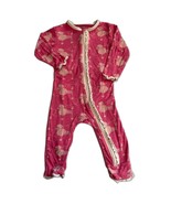 Kickee Pants Bamboo Poodle Pink Sleeper Size 3-6 Months - £11.86 GBP