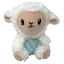 Spark Create Imagine Rattle Grabber Corduroy Lamb/Sheep Plush Baby Toy Stuffed - $13.81